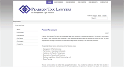 Desktop Screenshot of pearsontaxlawyers.com